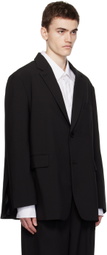 The Frankie Shop Black Beo Blazer