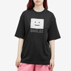 Acne Studios Women's Face Smile T-Shirt in Black