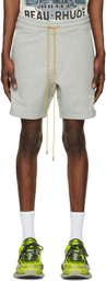 Rhude Grey Terry Shorts