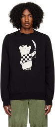 UNDERCOVER Black Printed Sweatshirt