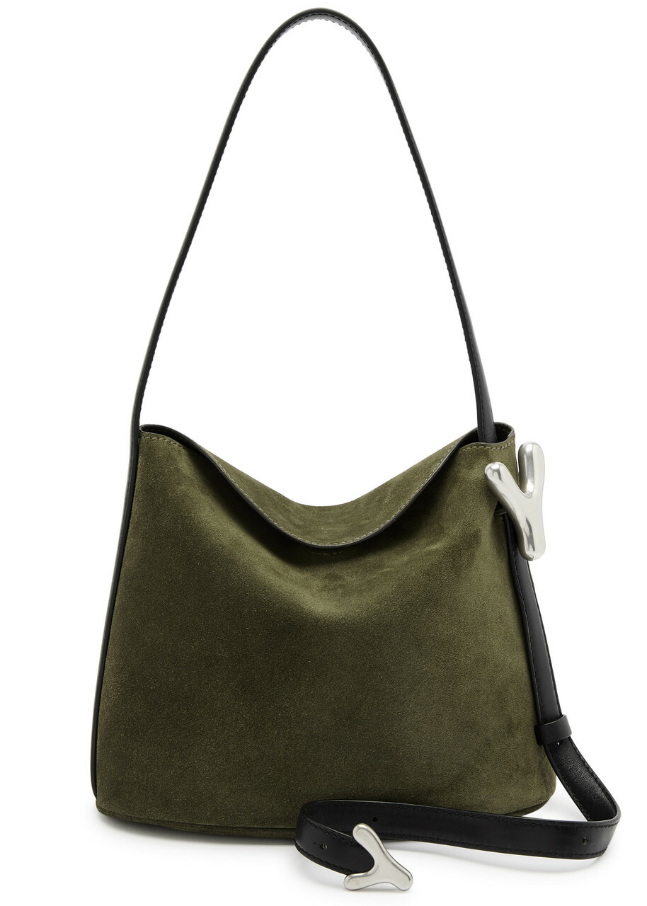 Boyy YY Sac Suede Shoulder bag - Dark Green - One Size