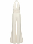 ELIE SAAB - Embroidered Cady Jumpsuit