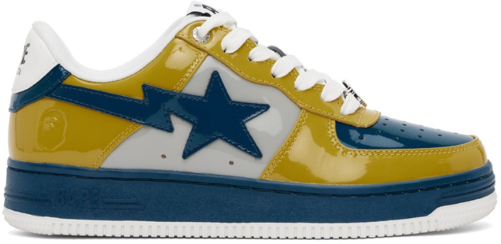 Photo: BAPE Blue & Yellow Sta #2 Sneakers