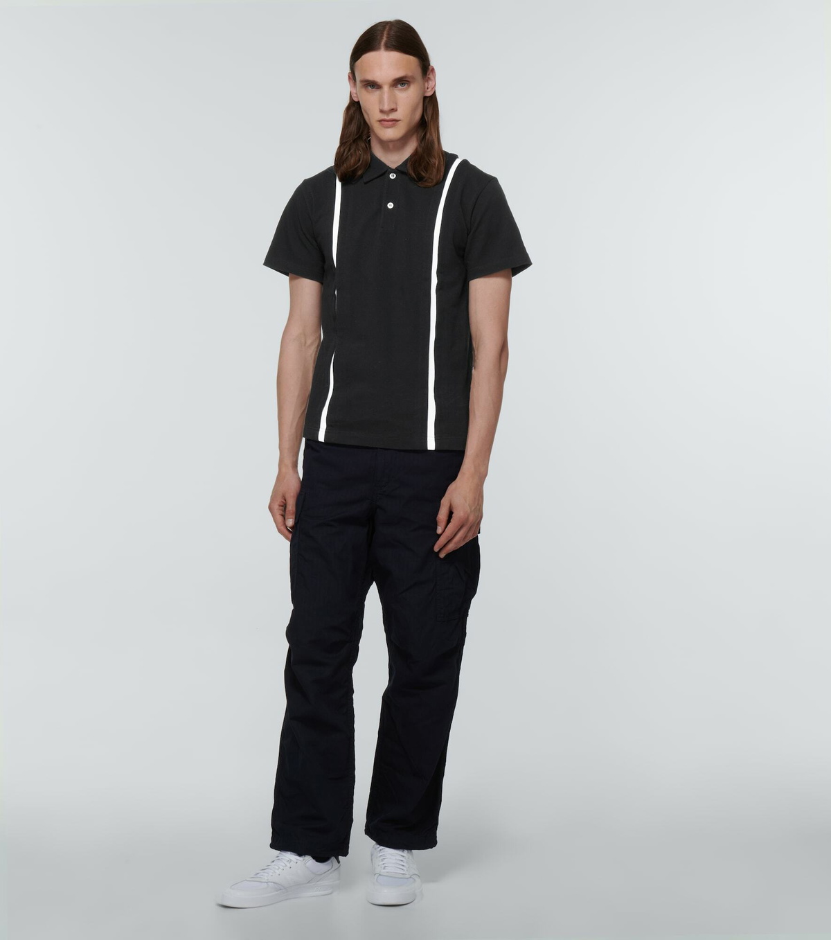 Comme des Garcons Homme Deux - Cotton polo T-shirt