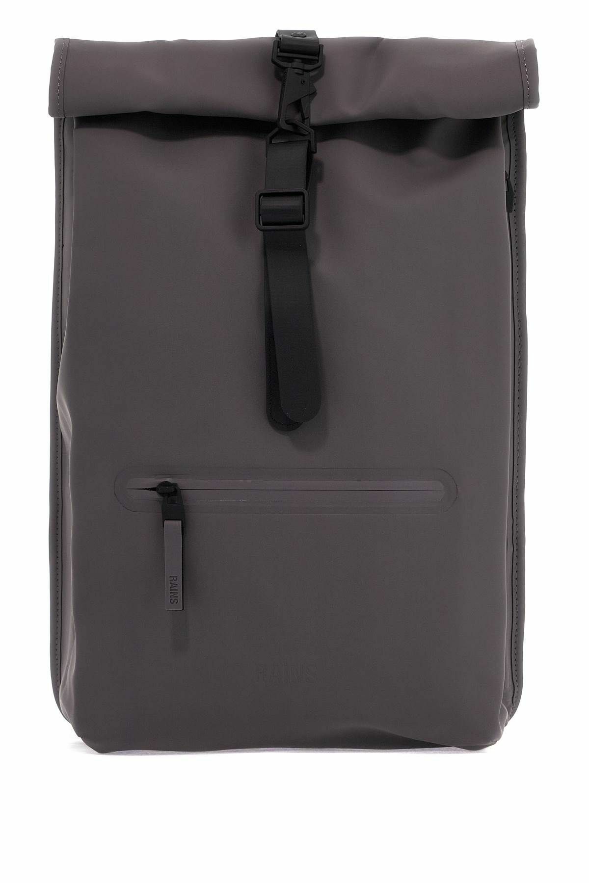 RAINS water-repellent rolltop rucksack Grey