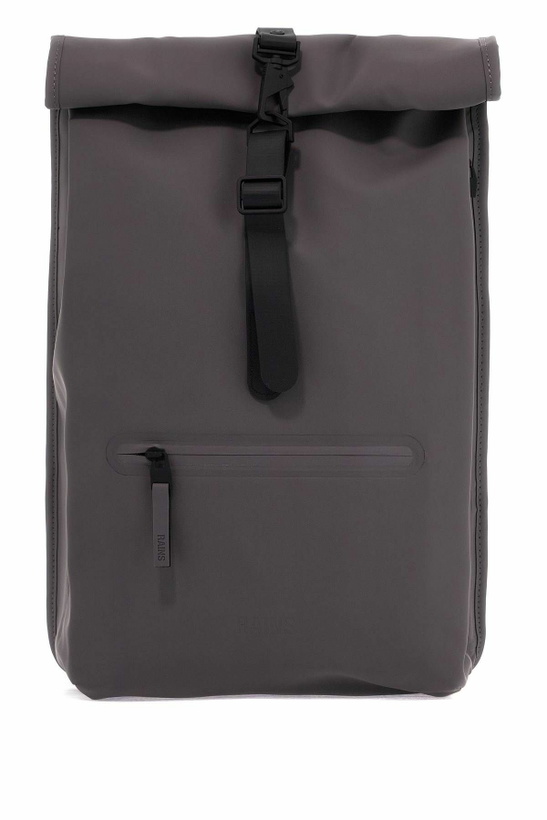 Photo: RAINS water-repellent rolltop rucksack Grey