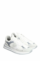 Philippe Model Olympique Low Sneakers In White Leather And Fabric