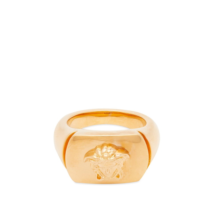 Photo: Versace Men's Medusa Ring in Versace Gold