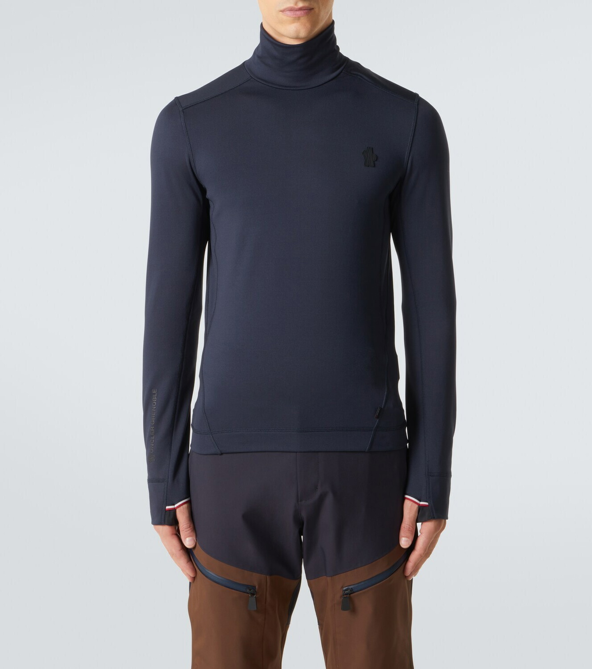 Moncler Grenoble Logo fleece ski top