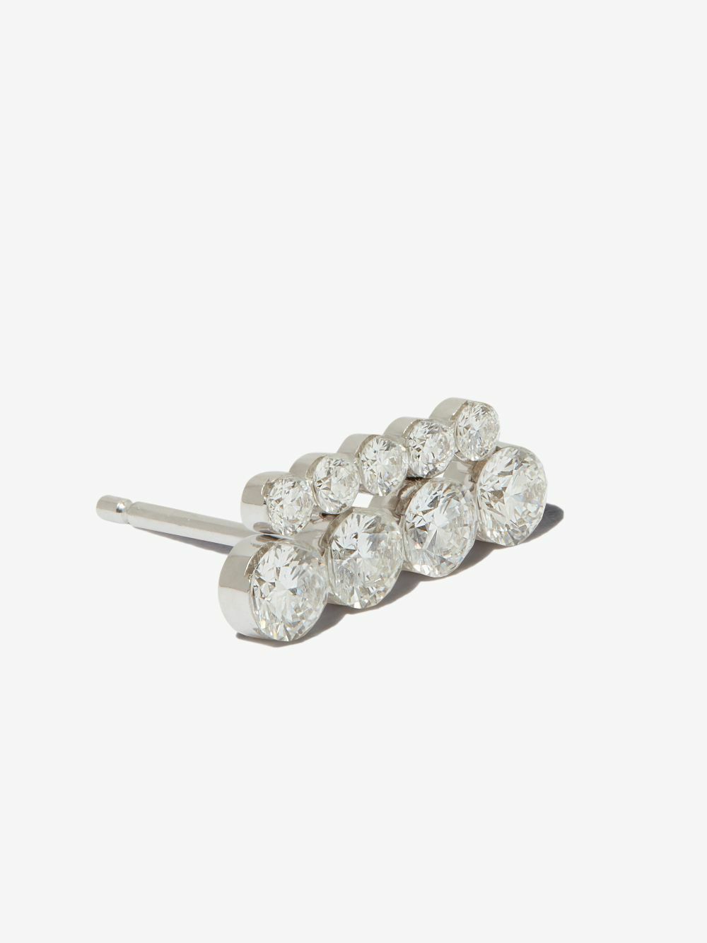 MARIA TASH 18K White Gold Apsara Diamond Earring