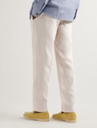 Loro Piana - Straight-Leg Washed-Linen Trousers - White