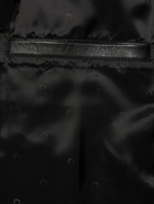 MARINE SERRE Laminated Leather Aviator Jacket