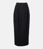 Posse Salma embroidered cotton maxi skirt