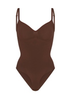Skims Seamless Sculpt Brief Bodysuit Brown