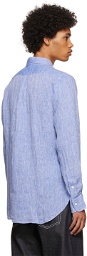 Polo Ralph Lauren Blue Linen Shirt