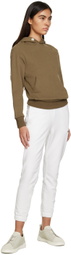 ZEGNA Khaki Press-Stud Hoodie