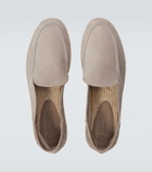 Loro Piana Seaside Walk suede espadrilles