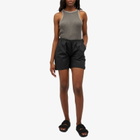 Deiji Studios Women's Ruffle Shorts in Black