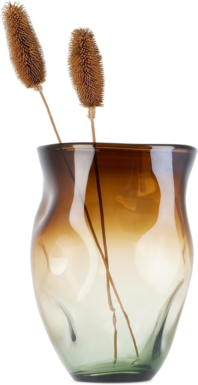 Photo: POLSPOTTEN Green & Brown Large Collision Vase