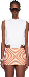 Jean Paul Gaultier White 'The Twisted' Bodysuit