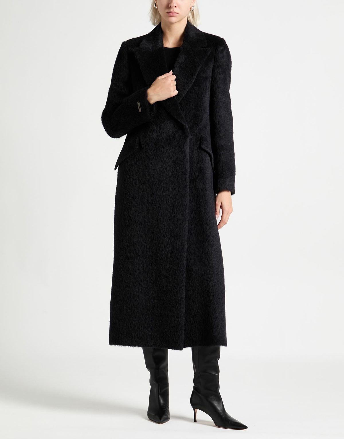 Peserico Womens Coat in Black