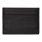 Burberry Black Perforated Logo Card Holder