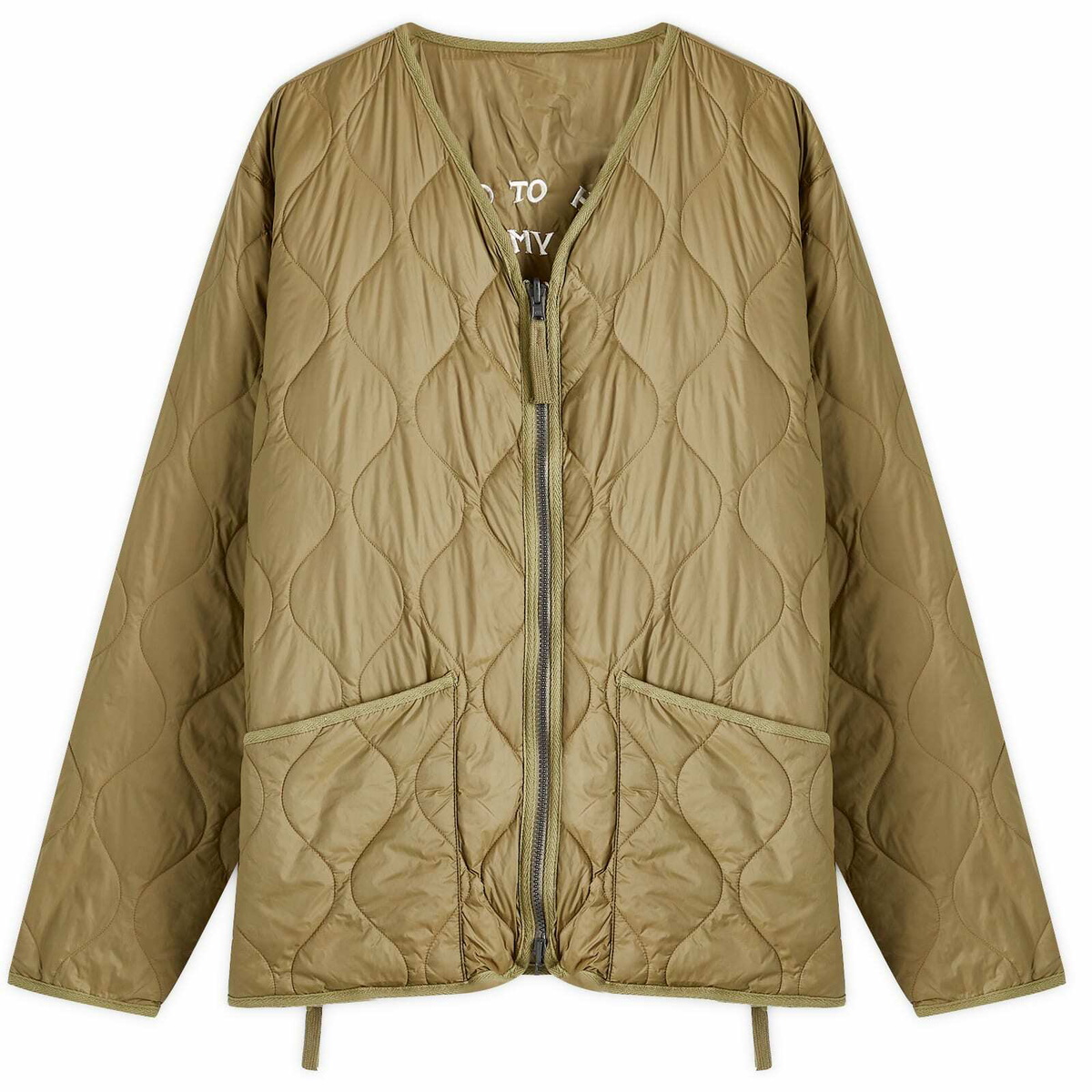 Taion Men's Reversible Vetjan Down Jacket in Olive Taion Extra