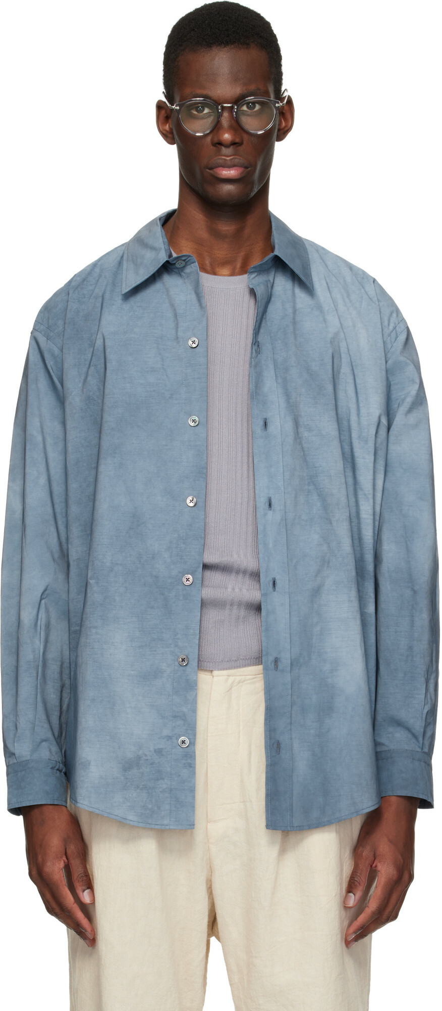 colbo Blue Office Shirt