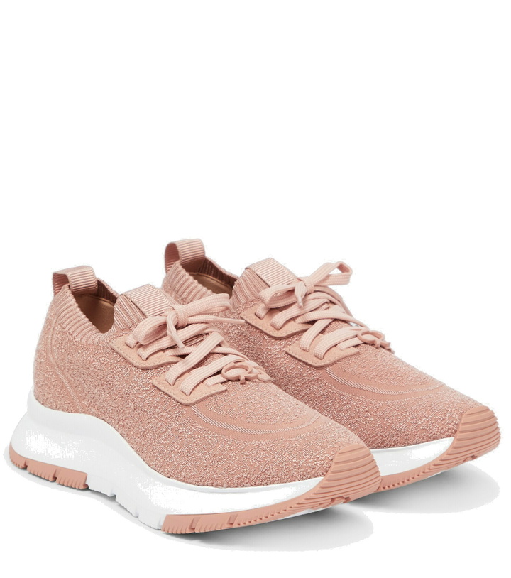 Photo: Gianvito Rossi - Jacquard-knit sock sneakers