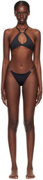 HELIOT EMIL Black Ventral Bikini