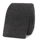 Lanvin - 5cm Wool Tie - Gray