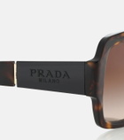 Prada Monochrome square sunglasses