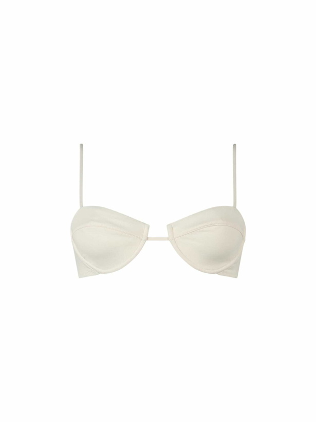 Photo: MC2 Saint Barth Cream Salina Underwired Bralette Top