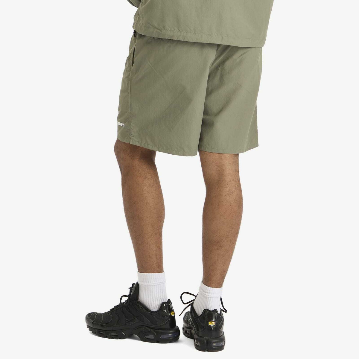 F.C. Real Bristol Men's Supplex Nylon Easy Shorts in Khaki