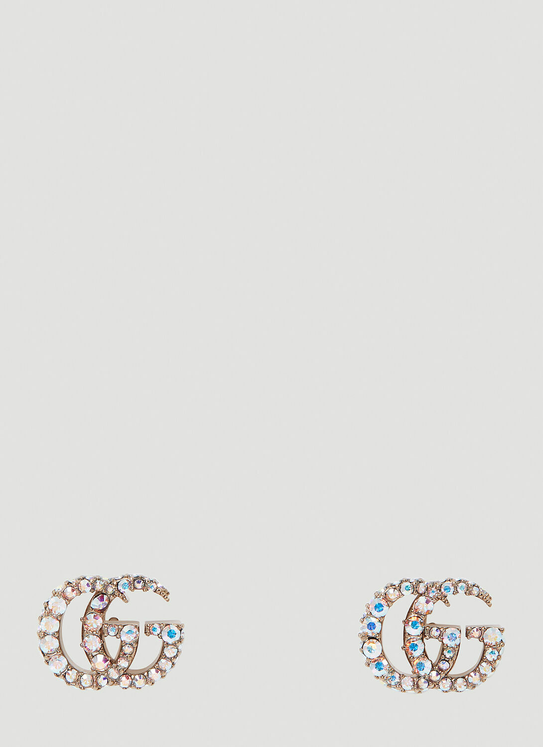 Gucci Crystal Double G Earrings