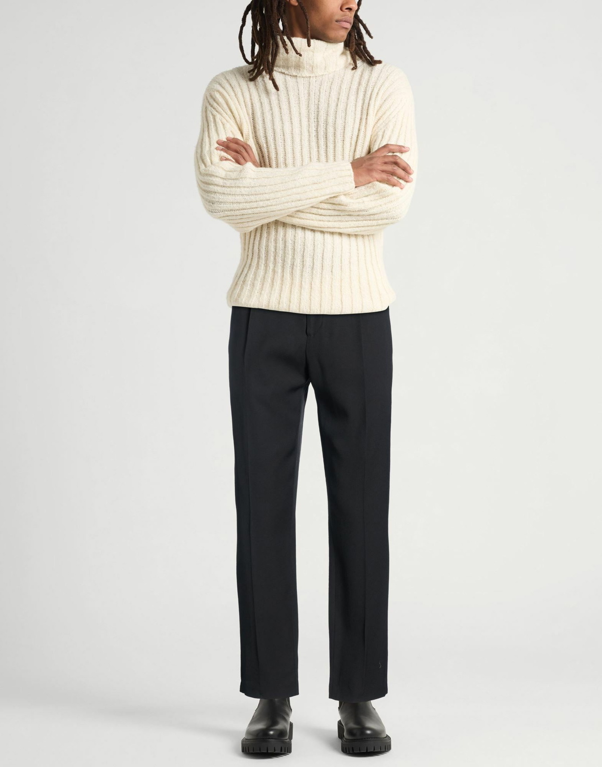 Lardini Mens Pants in Black
