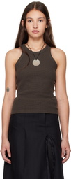 mfpen Brown Leisure Tank Top