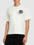 DOLCE & GABBANA - Embroidered Logo Cotton Jersey T-shirt