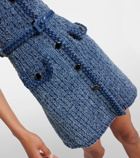 Self-Portrait Denim minidress