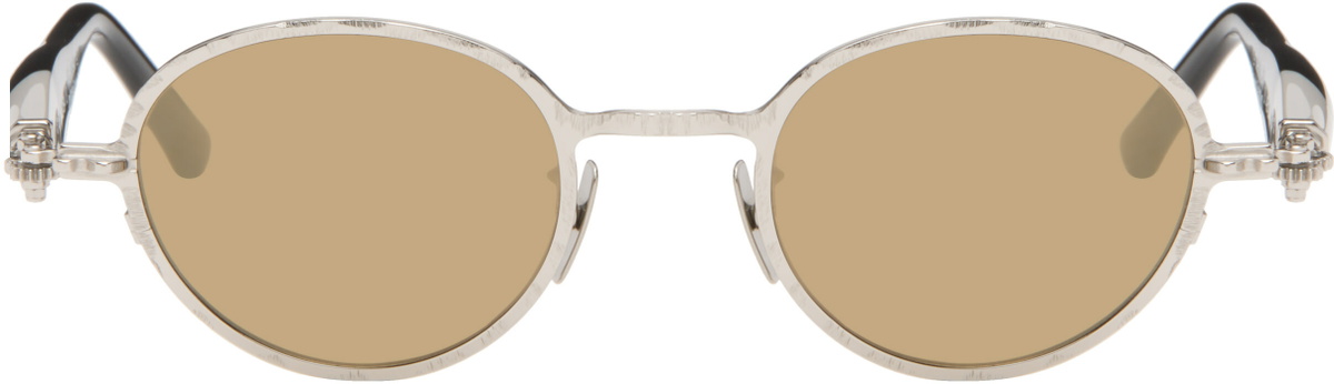 Kuboraum Silver & Black J74 Sunglasses