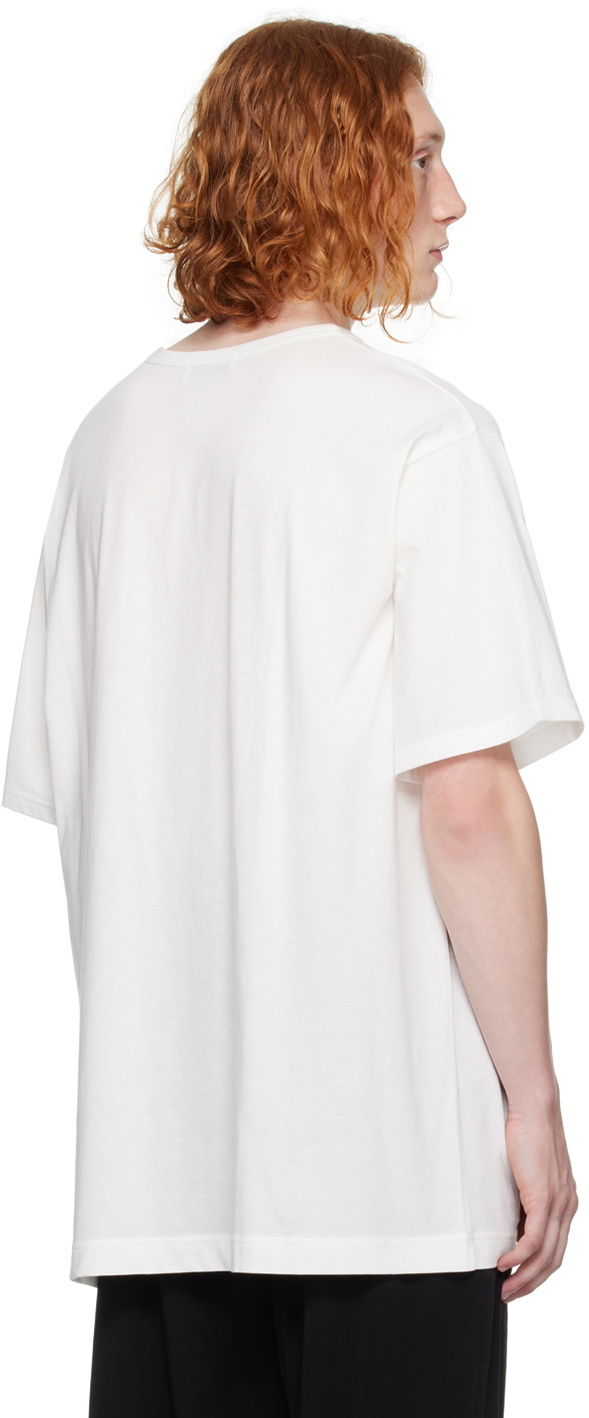 Tシャツ・カットソー YOHJI YAMAMOTO White Cotton Oversize T-Shirt Yohji Yamamoto Cotton T-shirt | White | FARFETCH PL