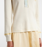 Chloé Ribbed-knit cotton jersey Henley shirt