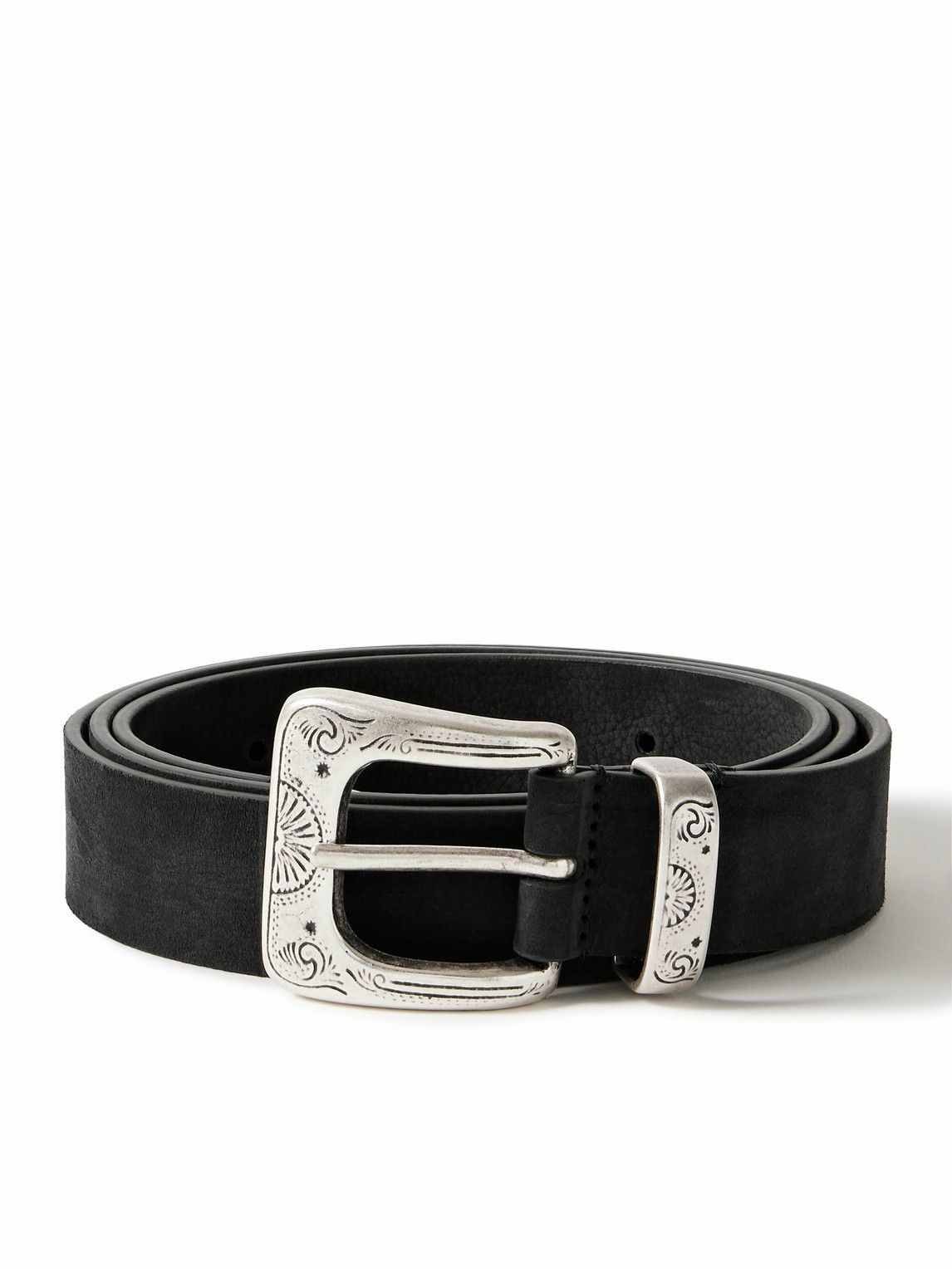 Anderson's - 3cm Nubuck Belt - Black