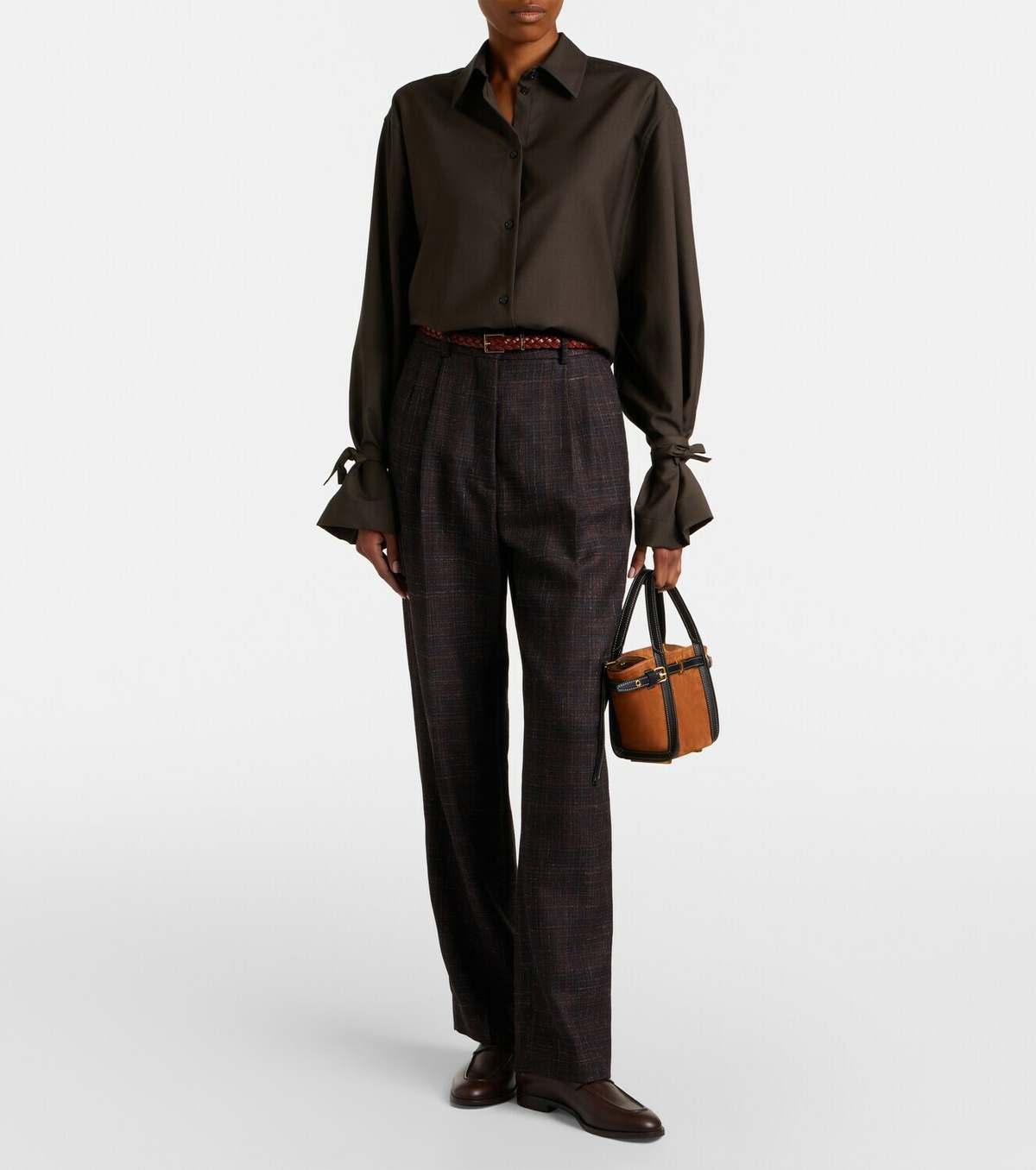 Tod's T Timeless suede tote bag