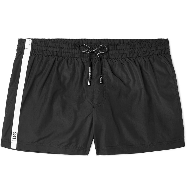 Photo: Dolce & Gabbana - Short-Length Swim Shorts - Black