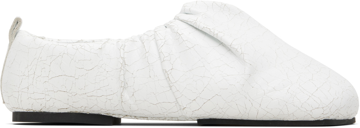 YUME YUME White Wrinkle Loafers