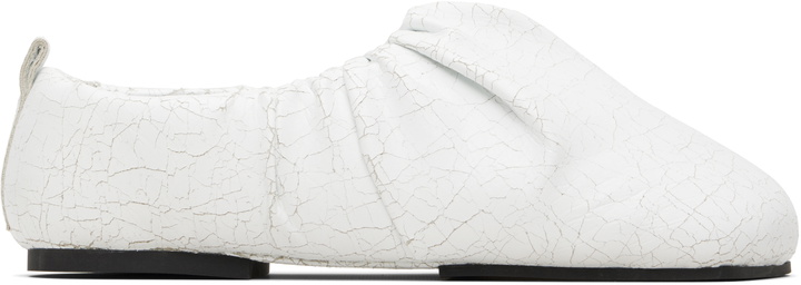 Photo: YUME YUME White Wrinkle Loafers