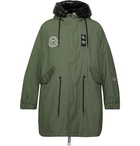 Moncler Genius - 7 Moncler Fragment Fulcrum Washed-Cotton Hooded Down Jacket - Green