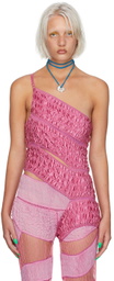 Sinéad O’Dwyer SSENSE Exclusive Pink Spiral Tank Top