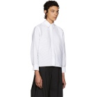 Roberts | Wood White Pleated Short Shirt